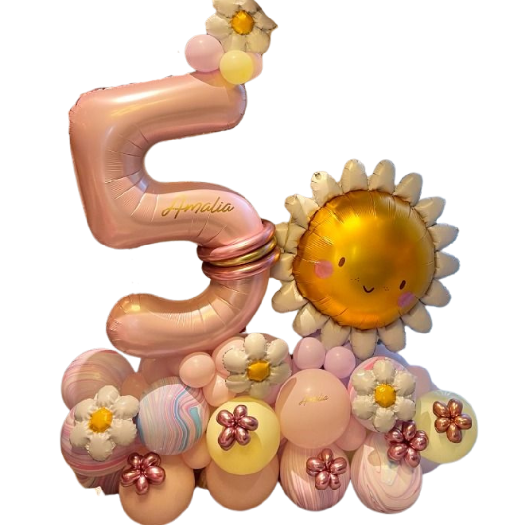 Party Number Balloon Tower