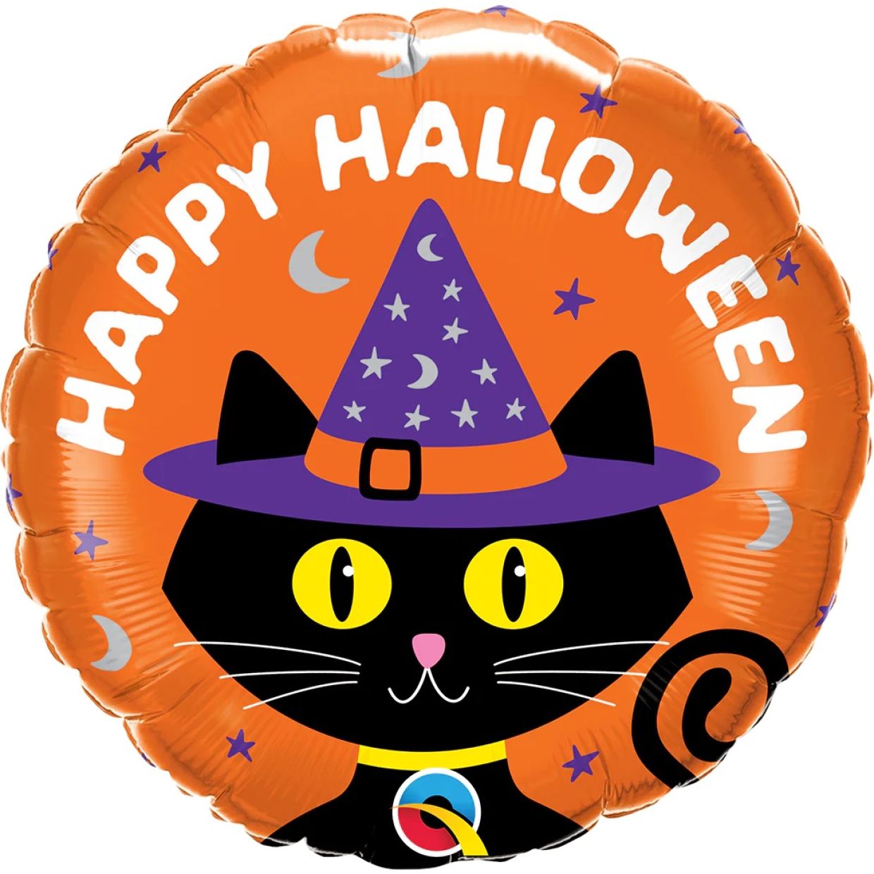Halloween Black Cat & Hat Balloon - 28111b by Bondi Road Balloons