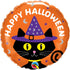 Halloween Black Cat & Hat Balloon - 28111b by Bondi Road Balloons