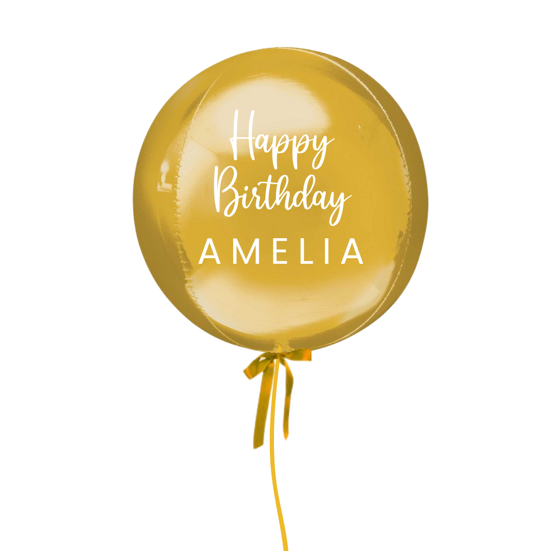 Personalised Orb Bundle - Gold