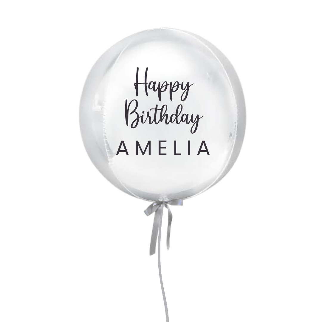Personalised Orb Bundle - White