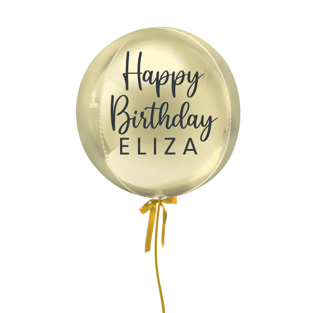 Personalised Orb Bundle - Pastel Yellow