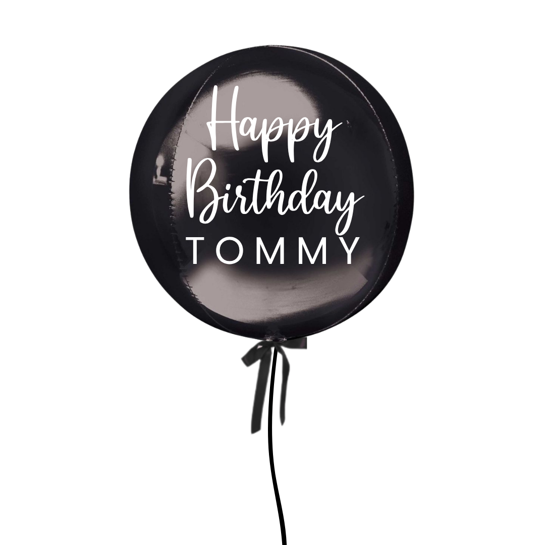 Personalised Orb Bundle - Black