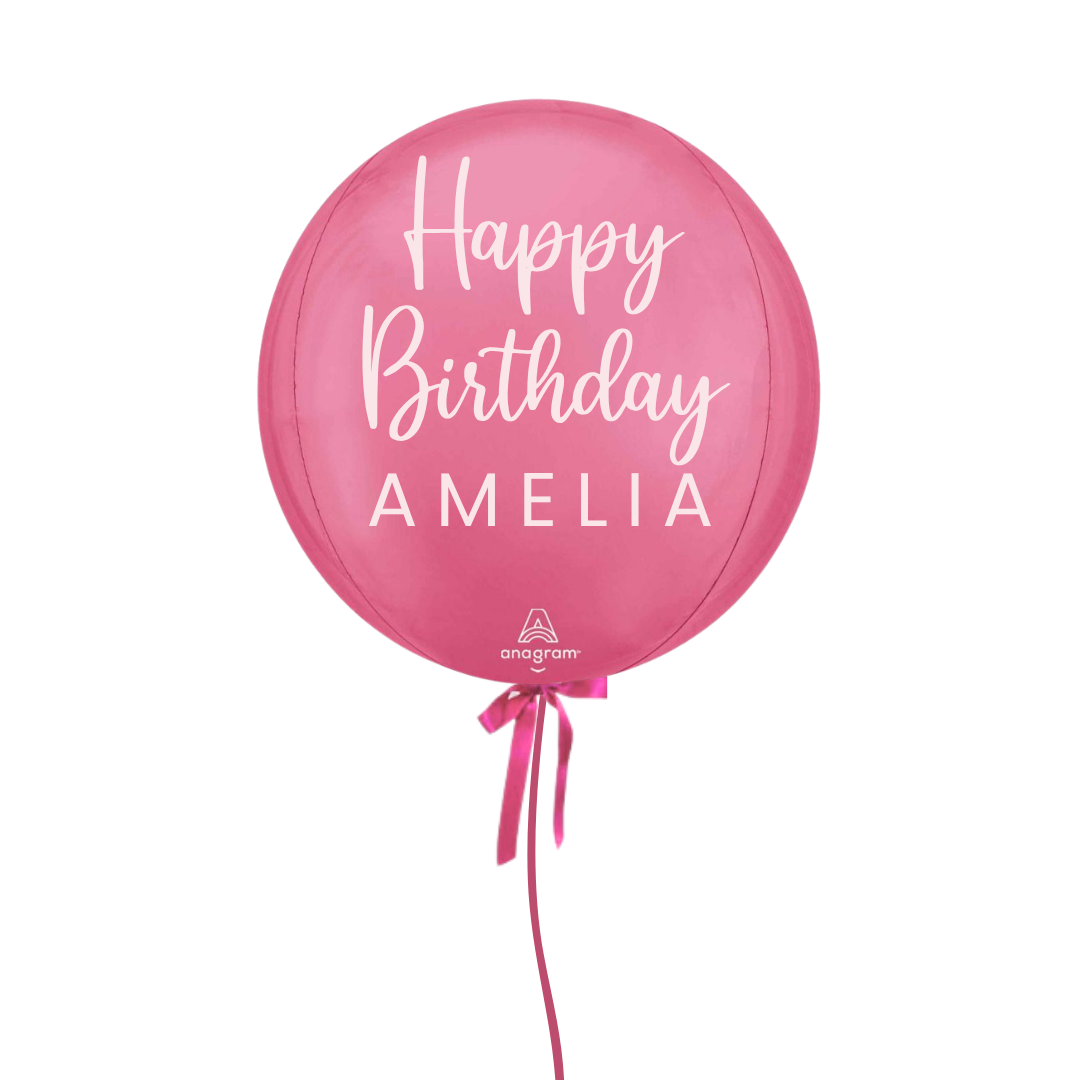 Personalised Orb Bundle - Vibrant Pink