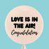 Love is in the air! balloons for parties in Bondi and Sydney - front view