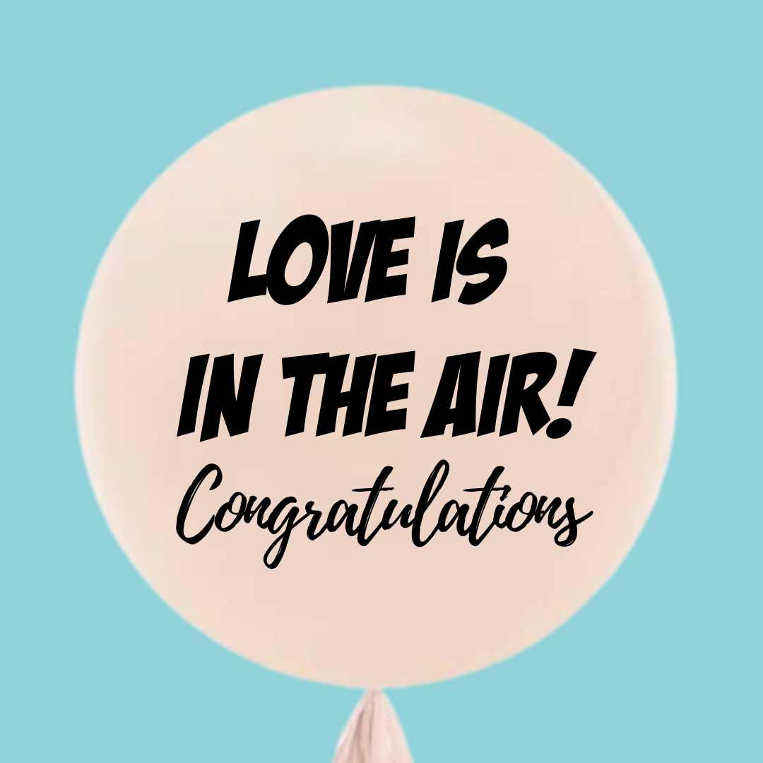 Love is in the air! balloons for parties in Bondi and Sydney - party styling detail