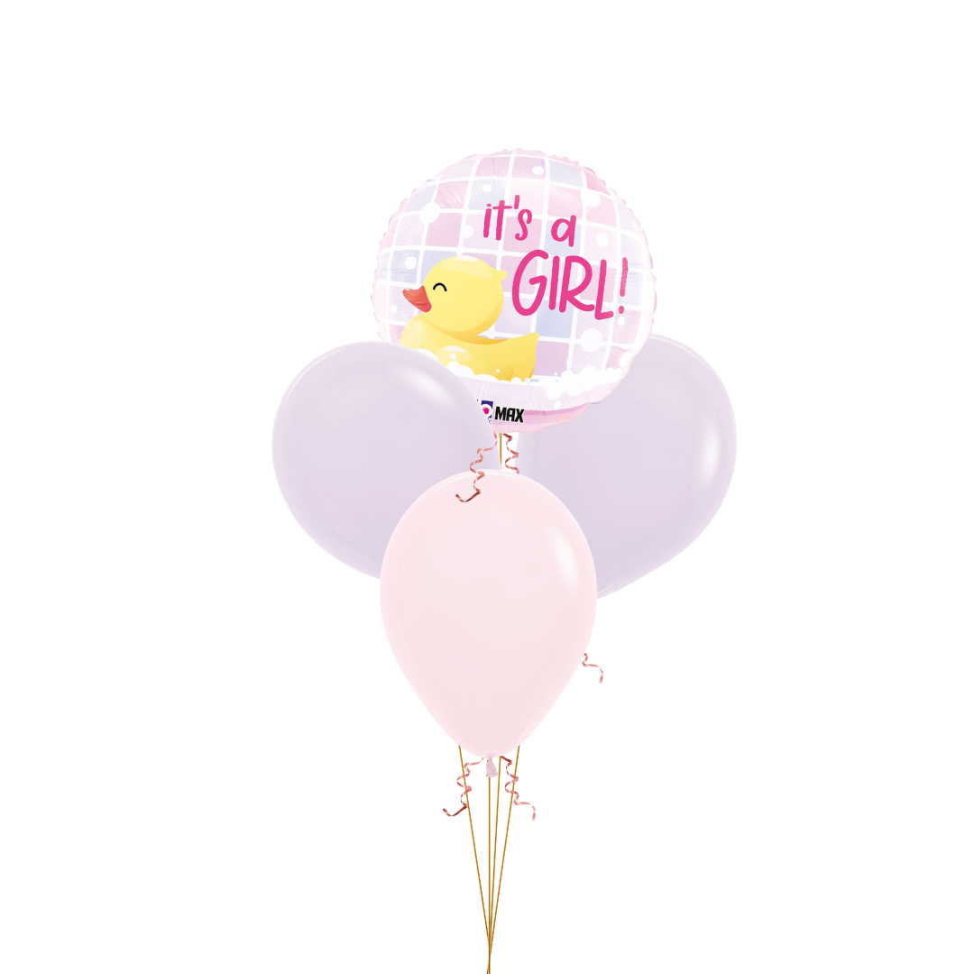 It's A Girl Rubber Ducky Bouquet