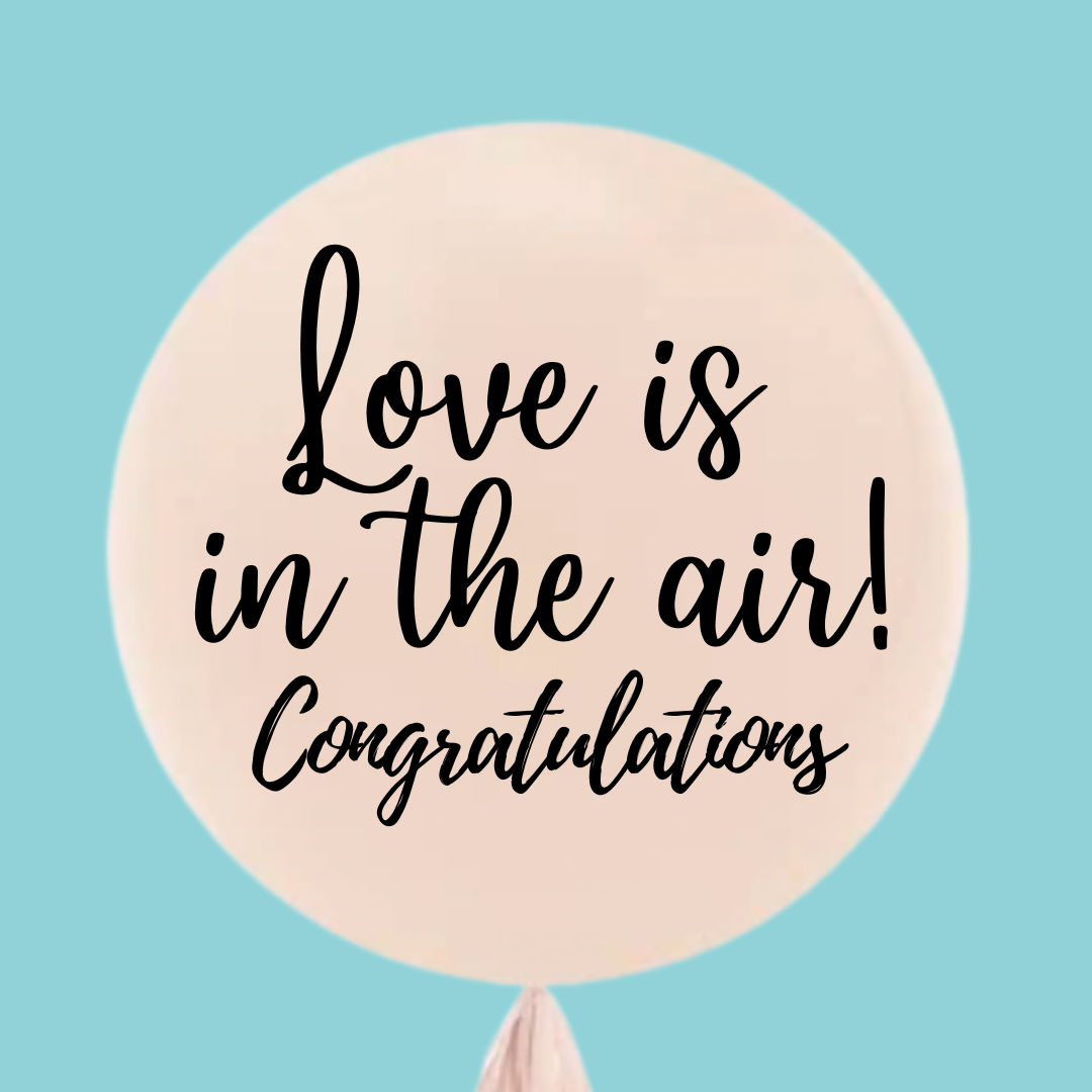 Love is in the air! balloons for parties in Bondi and Sydney - colour detail