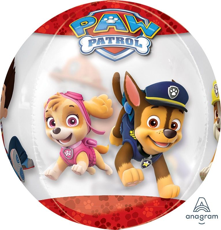 Paw Patrol Orbz Balloon - 40cm by Bondi Road Balloons