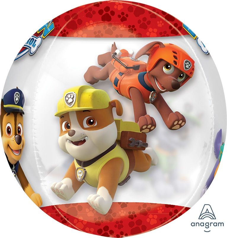 Paw Patrol Orbz Balloon - 40cm by Bondi Road Balloons