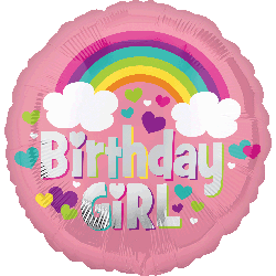 Birthday Girl Rainbow Fun Balloon - 35571 in Bondi, Sydney