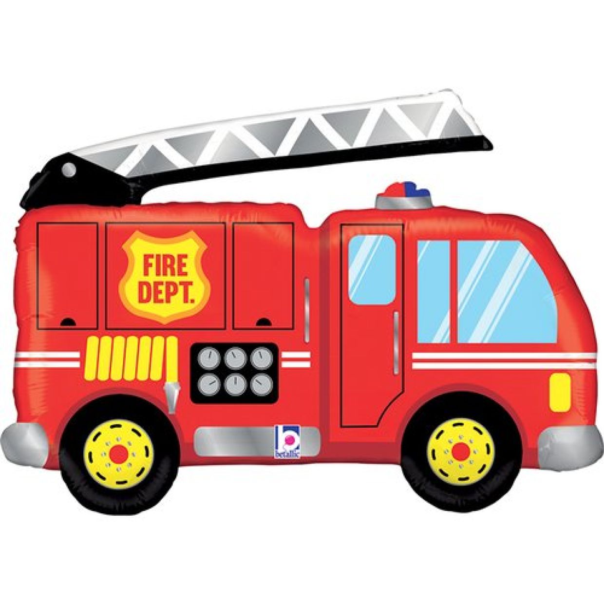 Fire Truck Balloon - 35687 firetruck p by Bondi Road Balloons