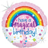 Magical Rainbow Birthday Foil Balloon - 36698gh r18 magical rainbow birthday b in Bondi, Sydney