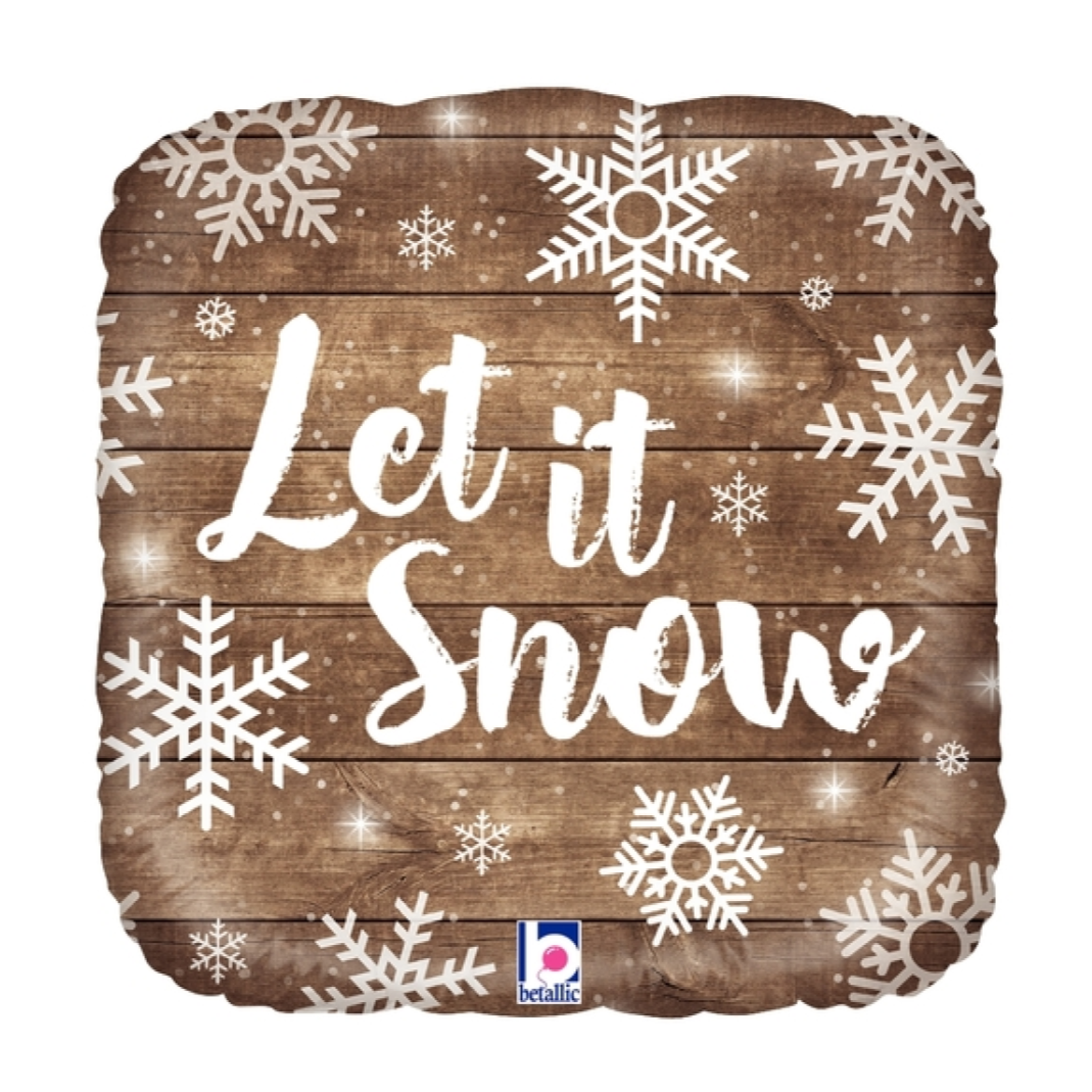Let It Snow Balloon for parties in Bondi and Sydney
