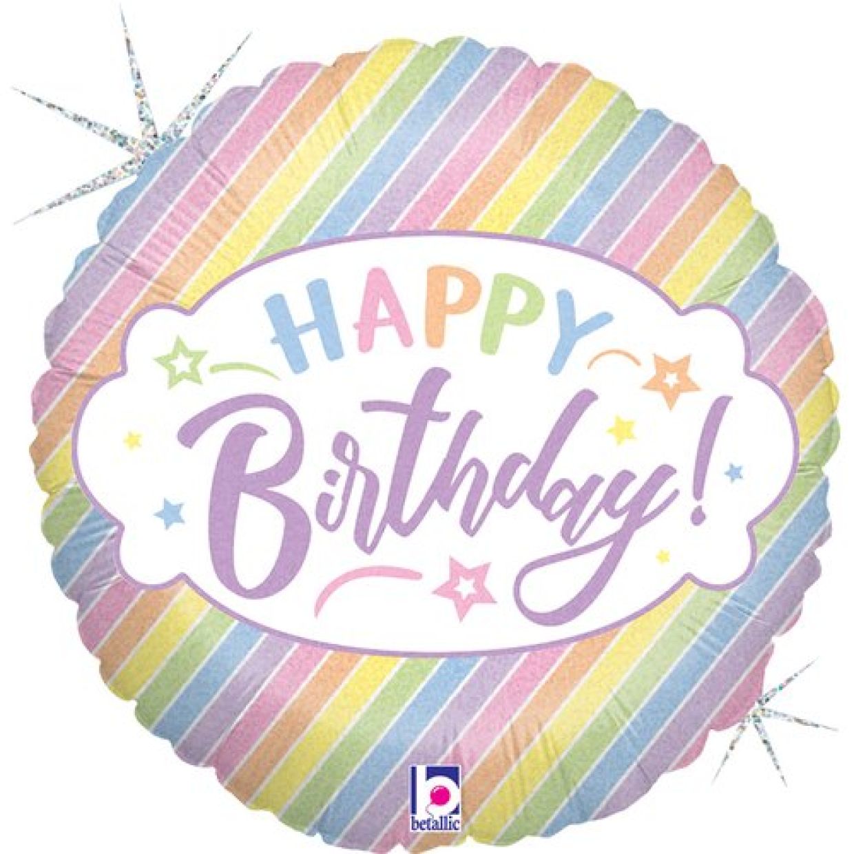 Pastel Birthday Balloon - 36961gh r18 pastel birthday p in Bondi, Sydney