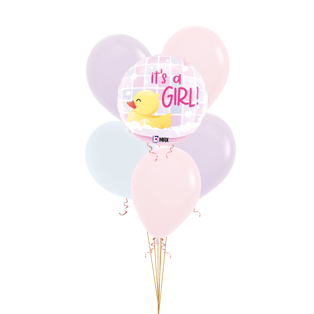 It's A Girl Rubber Ducky Bouquet