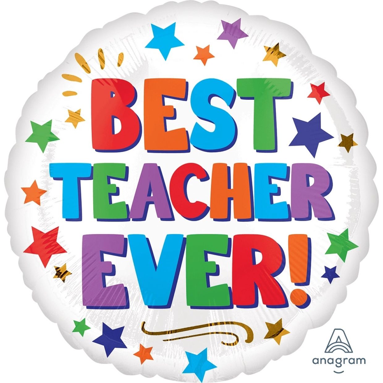 Best Teacher Ever Balloon - 39366 best teacher ever by Bondi Road Balloons