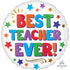 Best Teacher Ever Balloon - 39366 best teacher ever by Bondi Road Balloons