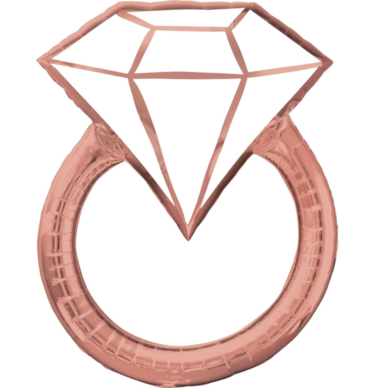 Blush Wedding Ring - 39715 blush wedding balloon design by Bondi Road Balloons