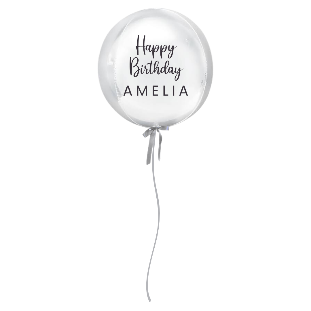 Personalised Orb Bundle - White