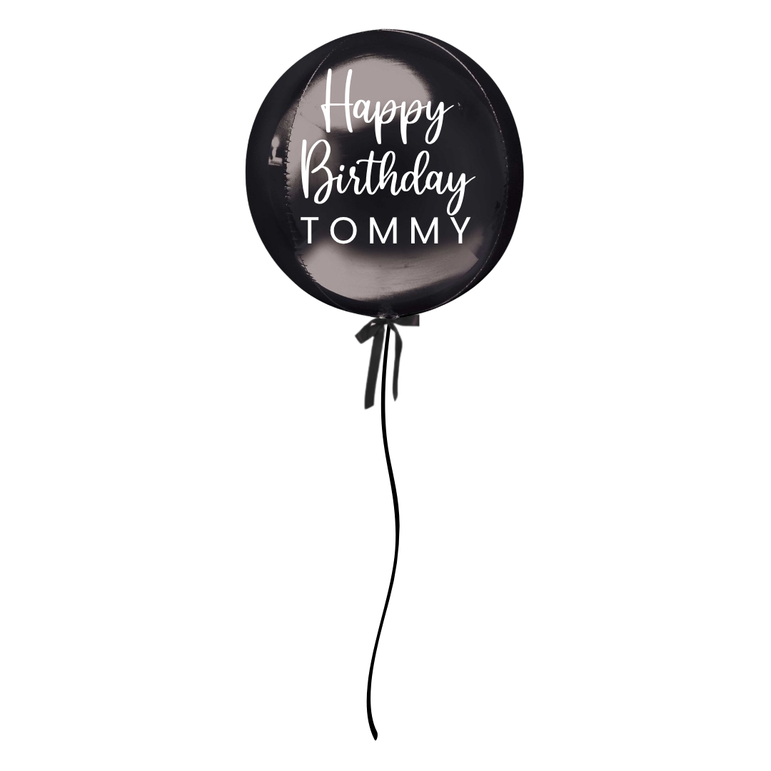 Personalised Orb Bundle - Black