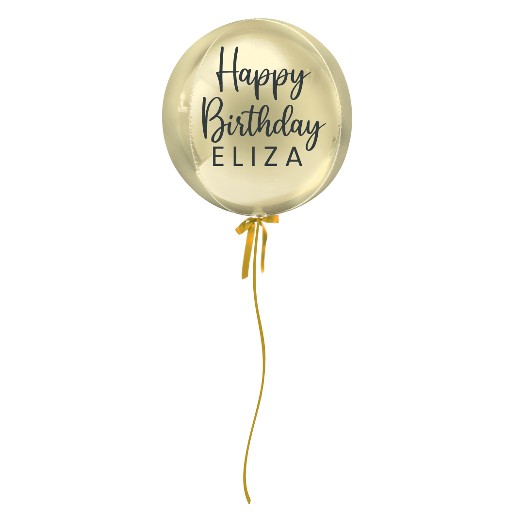 Personalised Orb Bundle - Pastel Yellow
