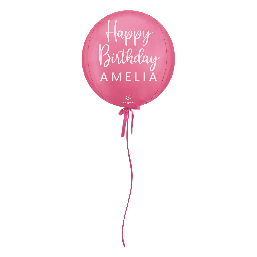 Personalised Orb Bundle - Vibrant Pink