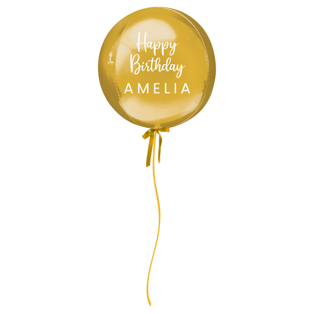 Personalised Orb Bundle - Gold