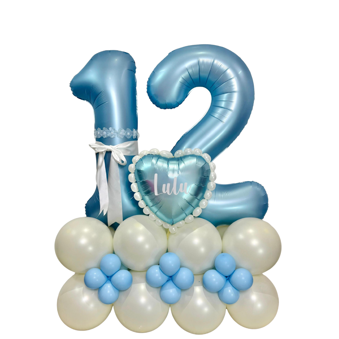 Balloon Tower with Double Numbers & Heart - 3 ffe5 42ca b945 in Bondi, Sydney