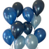 3 shades of blue - 12 x 28cm latex balloons - 3 shades of blue latex balloons in Bondi, Sydney