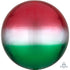 Ombre Red & Green Orbz Balloon - 40214 ombre orbz red green by Bondi Road Balloons