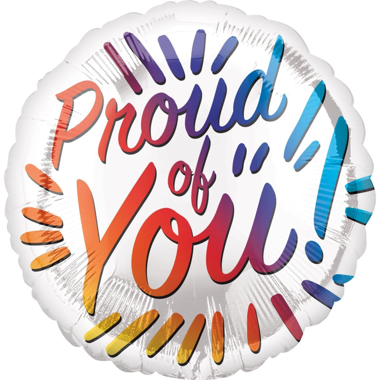 Proud of You Rainbow Balloon - 41158 proud you rainbow letters by Bondi Road Balloons