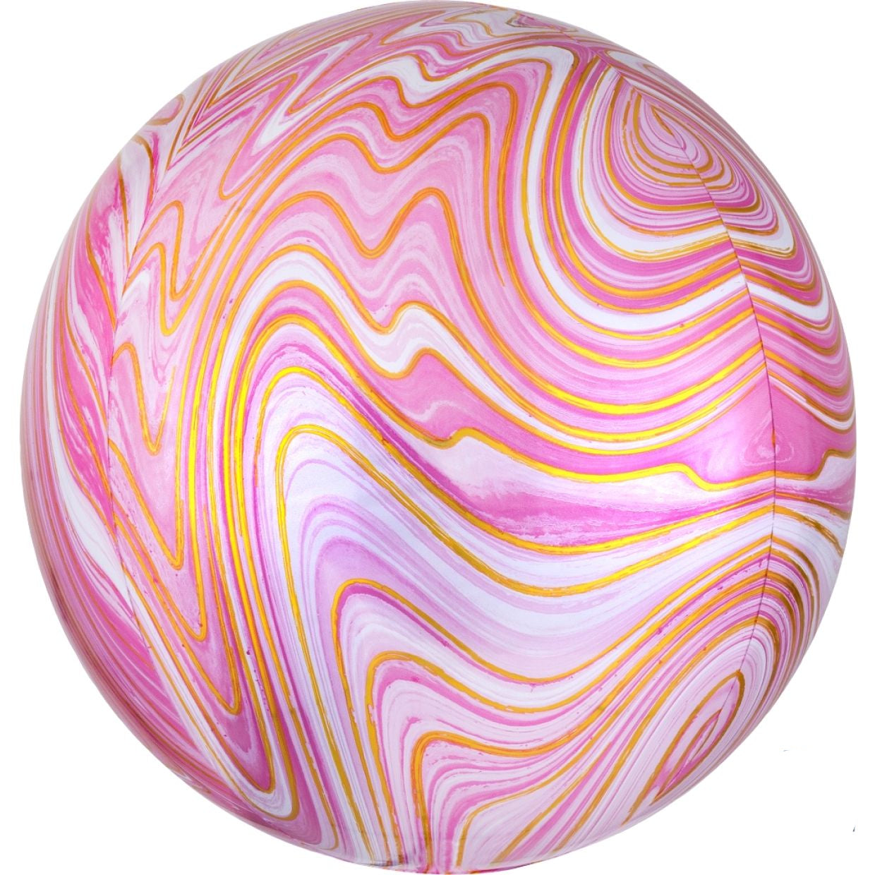 Pink Marble Orbz Balloon - 41396 pink marblez by Bondi Road Balloons