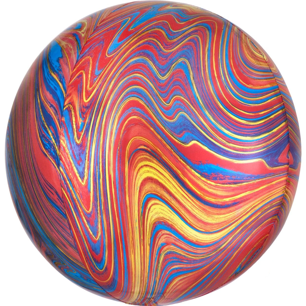 Colourful Marble Orbz Balloon - 41397 colorful marblez 419d by Bondi Road Balloons