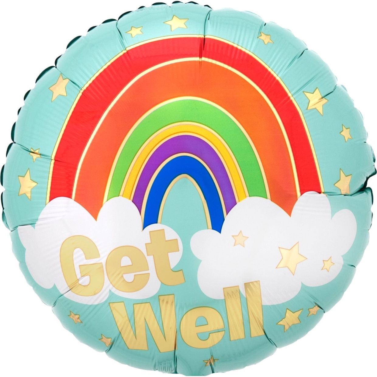 Get Well Golden Rainbow Foil Balloon - 41692 get well golden rainbow 955c 42e2 a7c1 in Bondi, Sydney