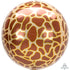 Giraffe Print Orbz Balloon - 42108 giraffe by Bondi Road Balloons