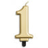Gold Jumbo Candles (0-9)