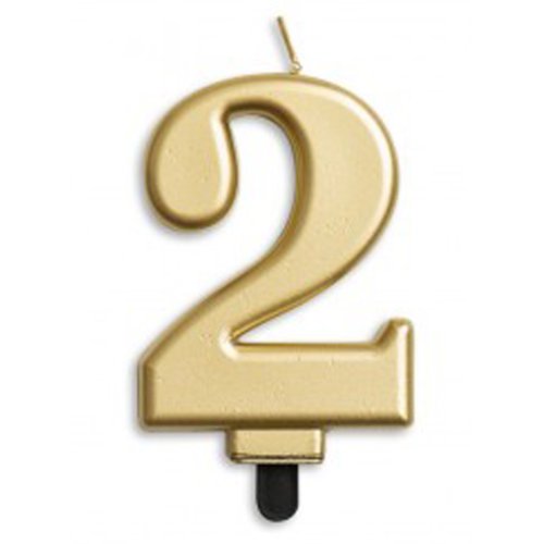 Gold Jumbo Candles (0-9)