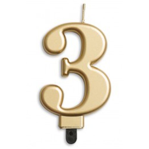 Gold Jumbo Candles (0-9)