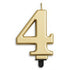 Gold Jumbo Candles (0-9)