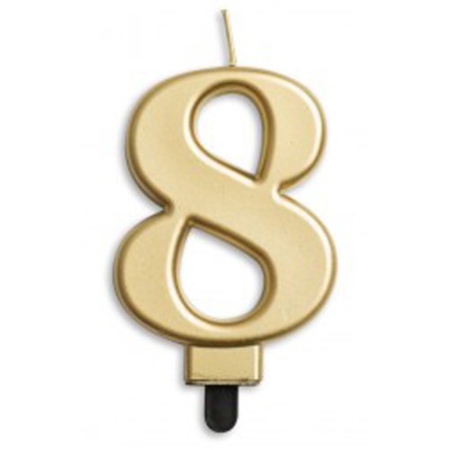 Gold Jumbo Candles (0-9)