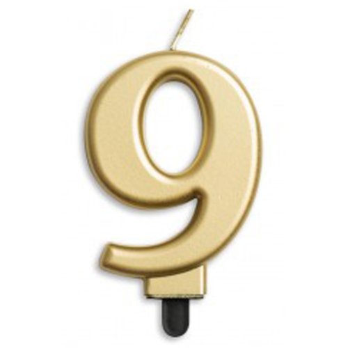 Gold Jumbo Candles (0-9)