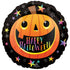 Smiley Halloween Pumpkin Foil Balloon