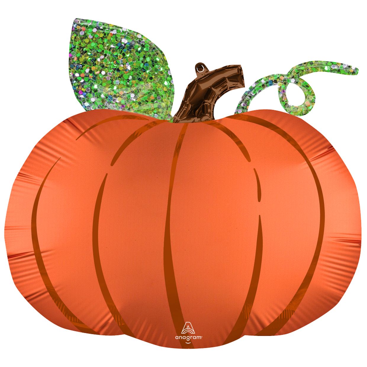 Satin Infused Pumpkin 60cm Foil Balloon