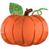 Satin Infused Pumpkin 60cm Foil Balloon