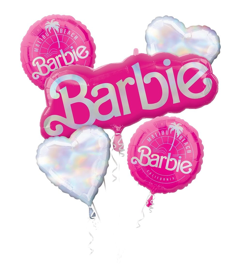 Barbie Balloon Bouquet - 46261 barbie front in Bondi, Sydney