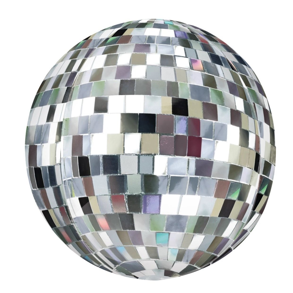 Disco Ball Orbz Balloon - 47415 disco ball front by Bondi Road Balloons
