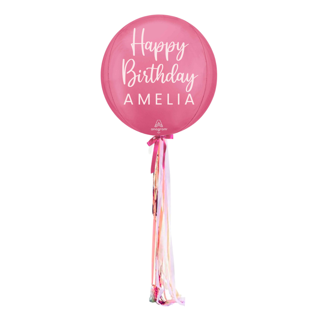Personalised Orb Bundle - Vibrant Pink