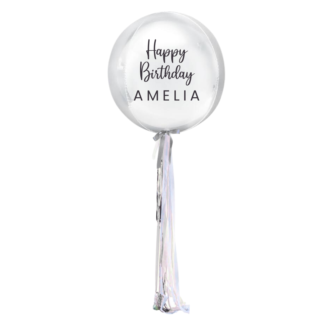 Personalised Orb Bundle - White