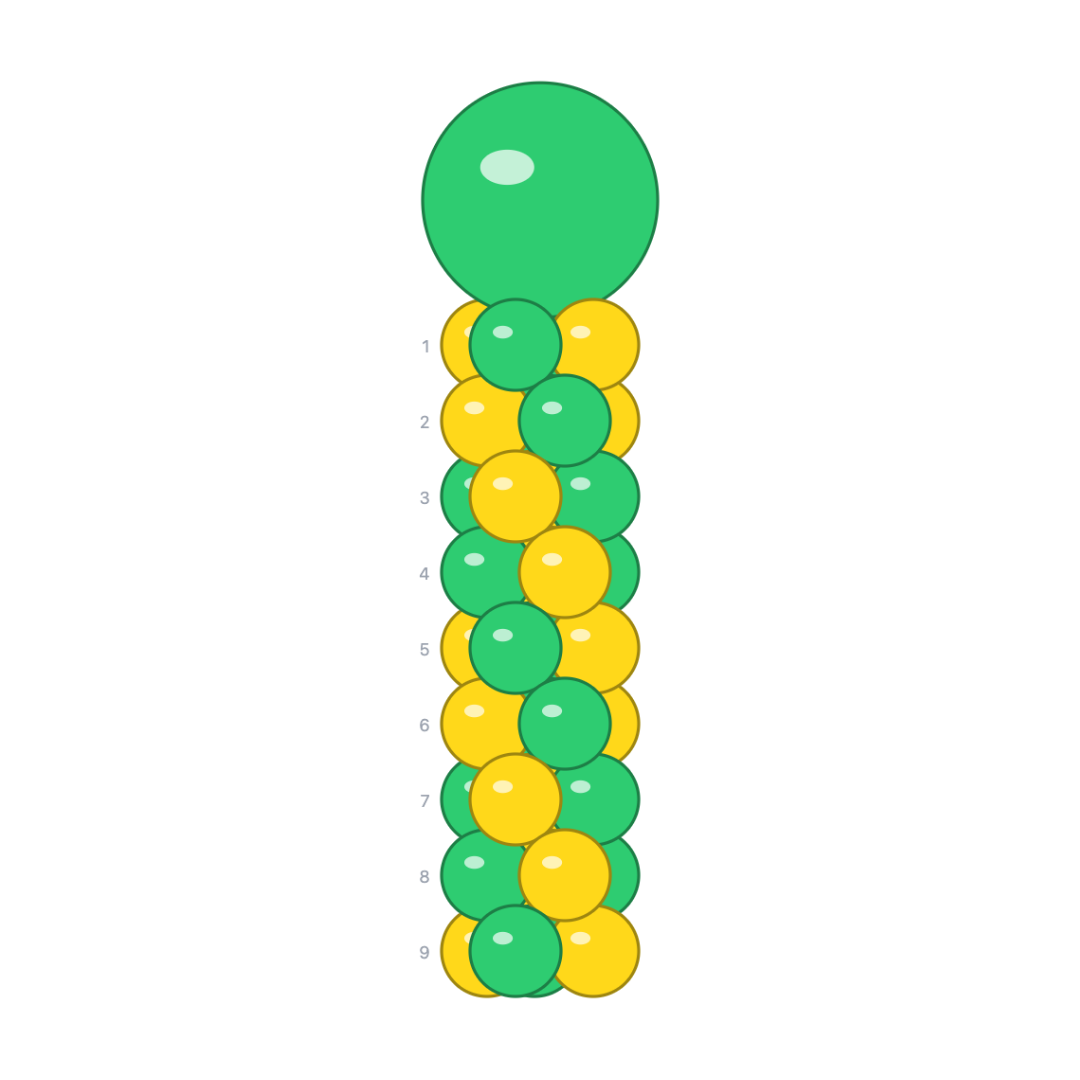 Grand Final Balloon Columns